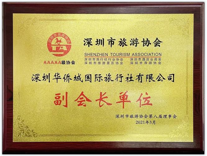 华侨城旅行社当选深圳市旅游协会副会长单位，以创新引领深圳旅行社行业高质量发展